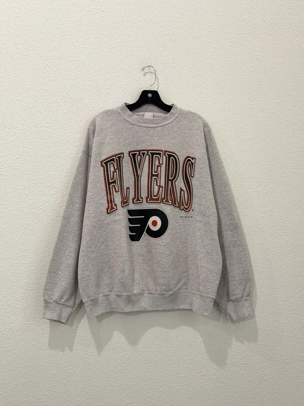 Vintage 90s Philadelphia Flyers NHL 1993 Logo 7 Crewneck XL Made in USA